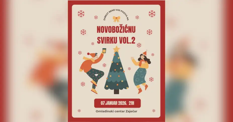 Zabeat bend se vraća! Novobožićna svirka 2 - Omladinski centar
