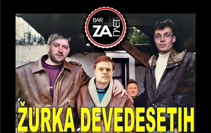 Ne propustite: Žurka devedesetih u ZApletBar-u!