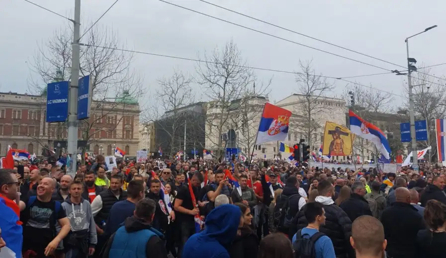Protest „Vostani Serbije“ u 34 grada: Studenti poručuju da Srbija nije samo Beograd