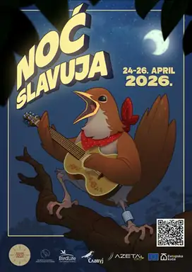 Noć slavuja 24.04.2026. godine u Zaječaru!
