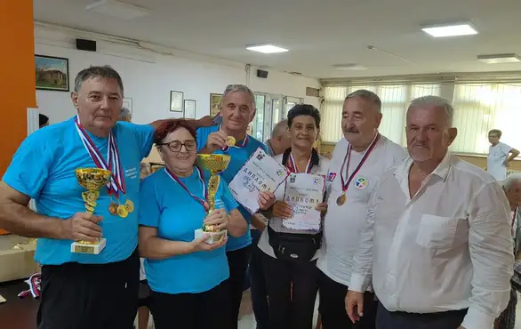 Ekipa Udruženja penzionera Zaječar osvojila 1. mesto na olimpijadi "Trećeg doba" u Nišu