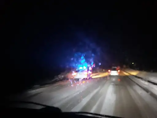 Auto sleteo sa puta kod Malog Izvora