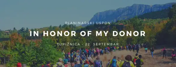 Po peti put do vrha u čast Sandrinom donoru!