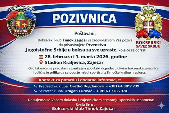 Prvenstvo Jugoistočne Srbije u boksu krajem februara u Zaječaru!