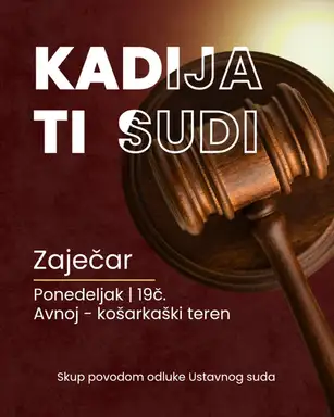 Zaječarci u blokadi pozivaju građane na okupljanje u ponedeljak povodom odluke Ustavnog suda