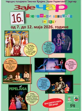 Takmičarski program 16. Pozorišnog festivala za decu „ZajeČAR“ završava se izvođenjem predstave „Čarobnjak iz Oza“