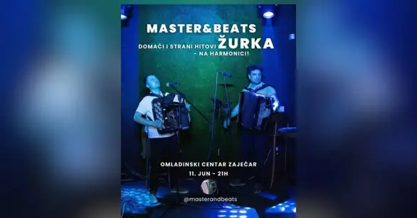 Master & Beats žurka u Omladinskom centru u Zaječaru 11. juna