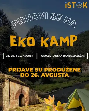 Eko kamp Eko Istoka: Prijave produžene do danas
