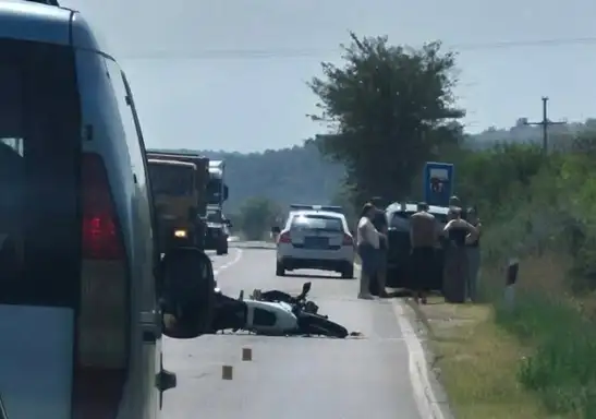 Motociklista pao na putu između Zaječara i skretanja za Grljan
