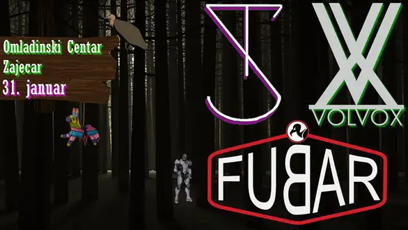 Tri benda: Sick Ter, Volvox i Fubar u Omladinskom centru