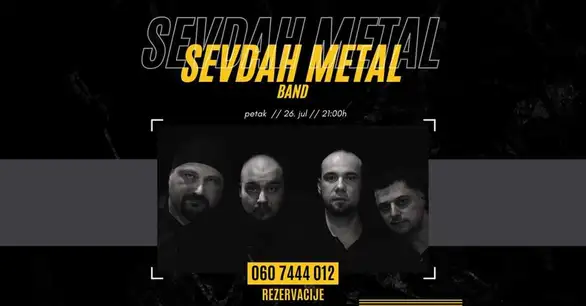Najava: Sevdah metal bend večeras u Omladinskom centru