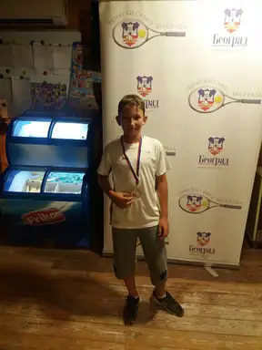 Mladi teniser Veljko Đorđević osvojio još jednu medalju za svoj klub