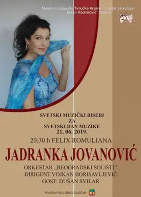 Koncert Jadranke Jovanović na Feliks Romulijani