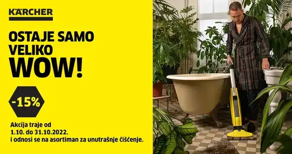 Kärcher aparati - pravi snagatori čišćenja na popustu
