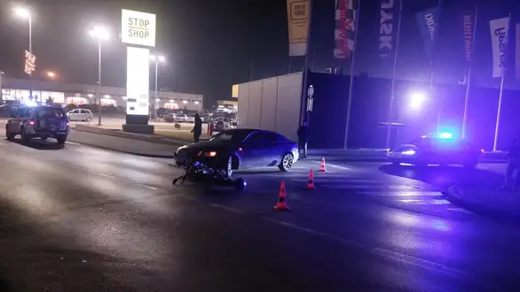 Saobraćajna nezgoda u Čupićevoj ulici: oboren motociklista