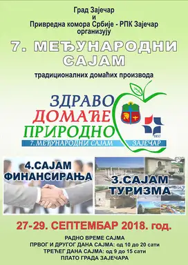 Sajam "Zdravo, domaće, prirodno" okupiće izlagače iz celog regiona po sedmi put!