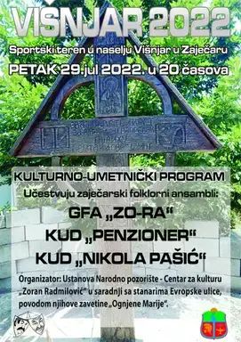 U naselju Višnjar večeras prigodan kulturno umetnički program