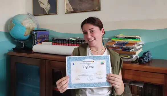 Učenica Gimnazije Anastasija Aćimović osvojila je 2. mesto na takmičenju iz nemačkog jezika “Willkommen”