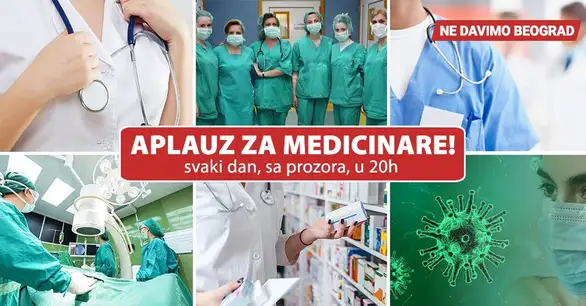 I Zaječarci aplaudirali medicinarima: podrška herojima naših dana!