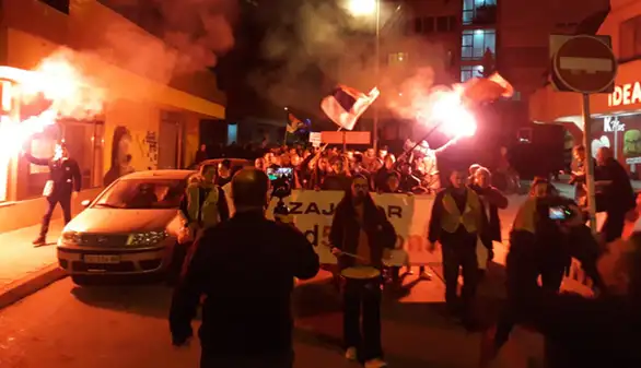 Poruka sa protesta u Zaječaru: "Vučiću su dani odbrojani, svi 13 aprila za Beograd"