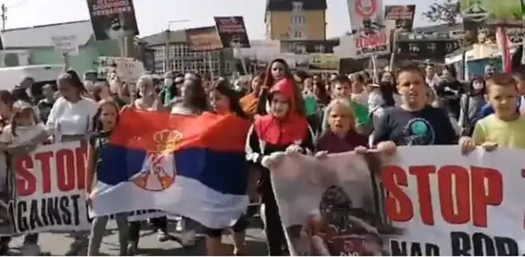 Najmasovniji ekološki protest u Boru uz poruku – Mi smo Borani, najjači smo najjači