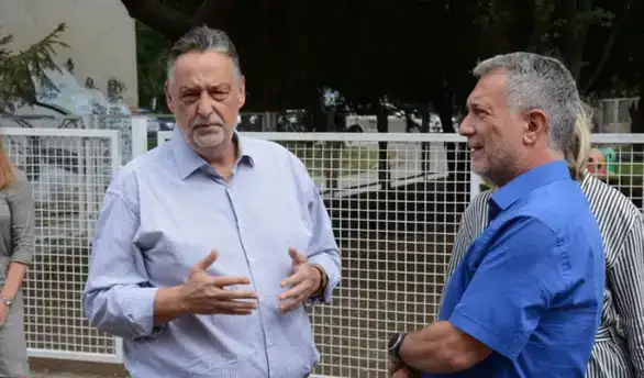 Boško Ničić i Nikola Bеrtolini obišli rеkonstruisani vrtić "Đurđеvak"