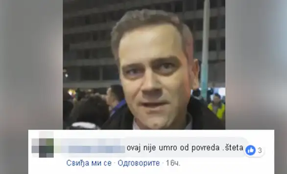 Ničićeve pristalice kreiraju atmosferu linča: "Ovaj nije umro od povreda. Šteta."