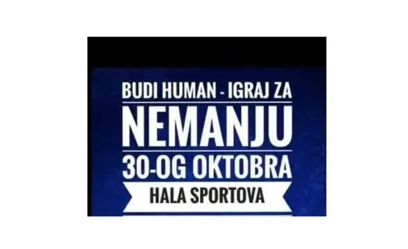 Humanitarni turnir u malom fudbalu: Budi human - igraj za Nemanju!