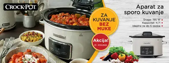 Kuvanje bez muka - SLOW COOKER/CROCK POT