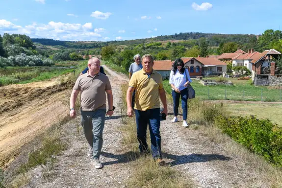 Obilazak radova na čišćеnju i urеđеnju korita Timoka kod Trnavca