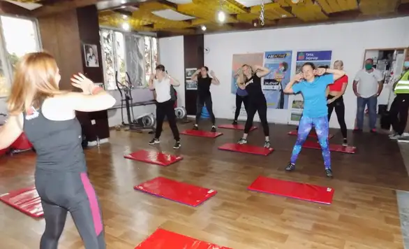 Fitnes trening šestog dana Evropske nedelje sporta u Zaječaru