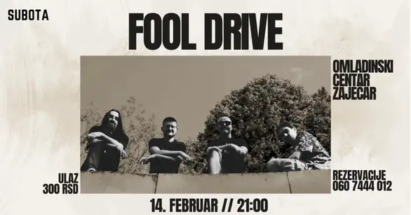 FOOL DRIVE u Omladinskom centru