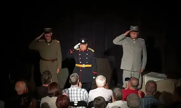 Na letnjoj sceni Pozorišnog muzeja odigrana istorijska drama ,,Slavne srpske vojvode”