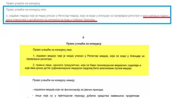 DA LI ĆE SREDSTVA ZA SUFINANSIRANJE MEDIJA KONAČNO BITI DODELJENA?