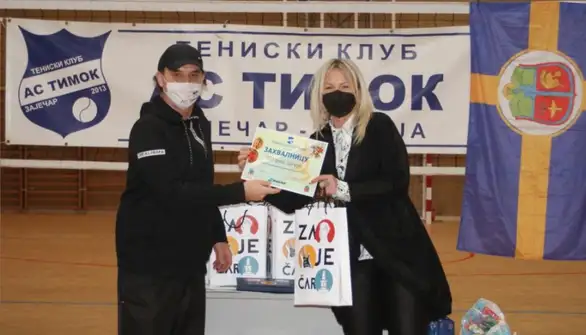 AS Timok organizovao dodelu diploma, vaučera i poklona svim članovima svoje teniske škole