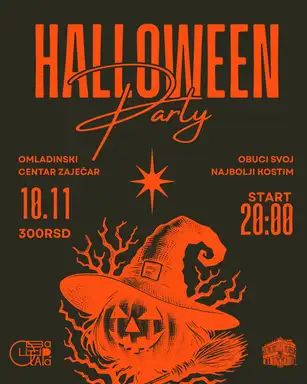 HALLOWEEN MASKEMBAL u Omladinskom centru