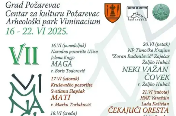 Ansambl Narodnog pozorišta Timočke Krajine ,,Zoran Radmilović”, učestvuje na festivalu „Viminacijum fest“, sa predstavom ,,Neki važan čovek”
