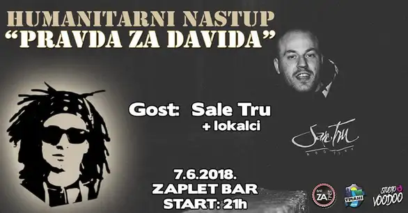 Humanitarni nastup u "ZApletBAR"-u: Pravda za Davida!