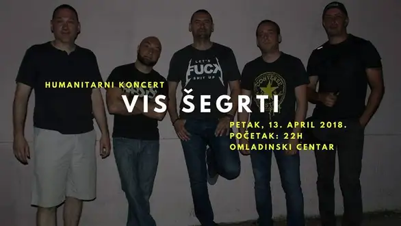VIS "Šegrti" večeras će održati humanitarni koncert