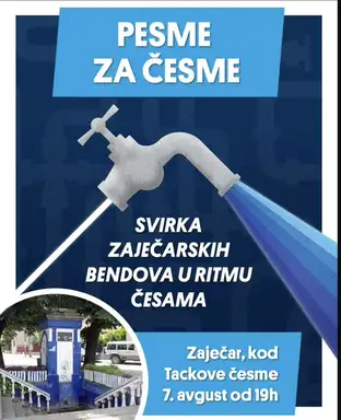 Pesma, druženje i podsećanje na značaj javnih česama u Zaječaru