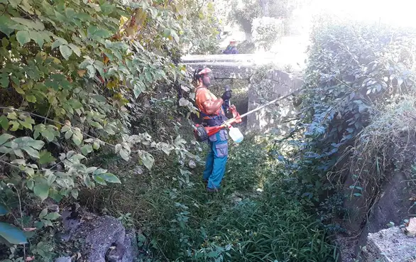 Uređuje se jaruga u naselju "Kotlujevac"