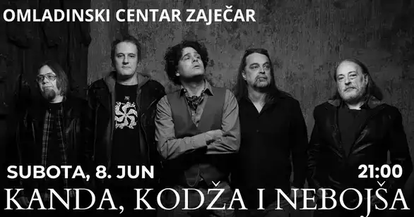 Kanda, Kodža i Nebojša uživo u Zaječaru u Omladinskom centru