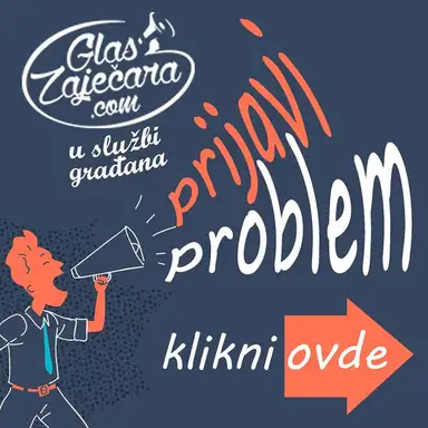 PRIJAVI PROBLEM! Nova aplikacija na Glasu Zaječara