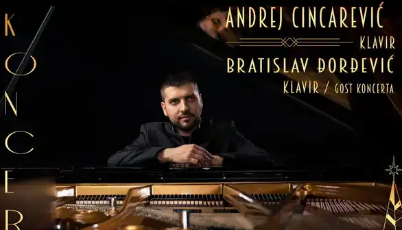 Koncert Andreja Cincarevića večeras u sali Muzičke škole u Zaječaru