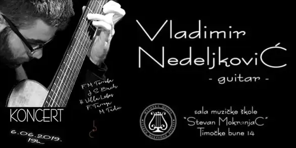 Koncert Vladimira Nedeljkovića u Muzičkoj školi