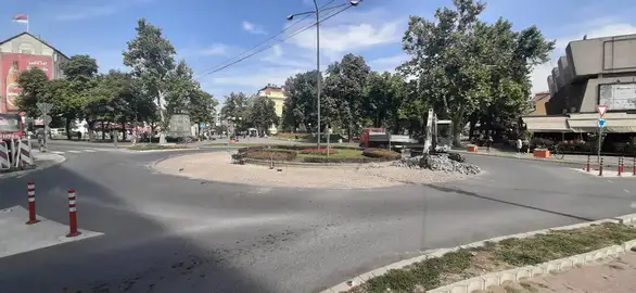 Centar zatvoren za saobraćaj zbog radova na kružnom toku