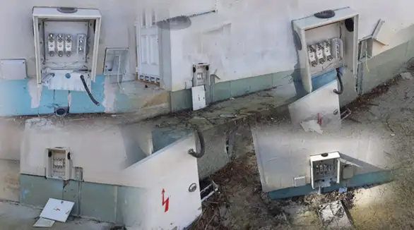 Oštećeni objekti u bungalov naselju na Kraljevici