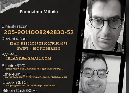 Fondacija "Iskorak": Pomozimo Milošu Lepojevu