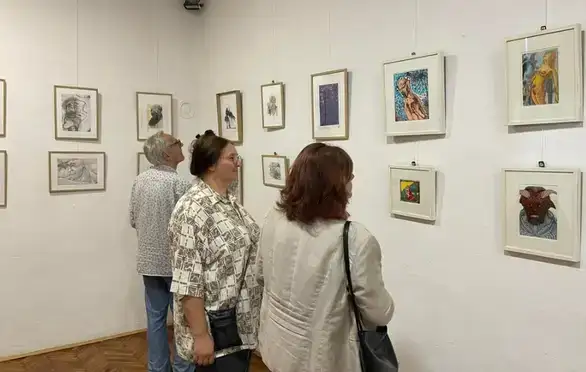 U galeriji Pozorišnog muzeja u Zaječaru otvorena prva samostalna izložba crteža Zorana Lazovića