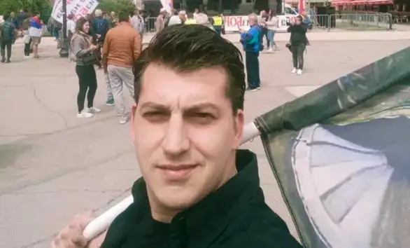 Predstavljanje liste „MI SNAGA NARODA, prof. dr Branimir Nеstorović“: Prvi na listi je Luka Vojvodić